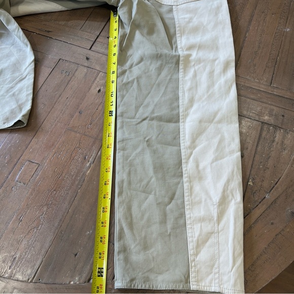 Ulla Johnson August Two Tone Cotton Twill Straight Leg Pants 6 Cropped - Picture 12 of 14